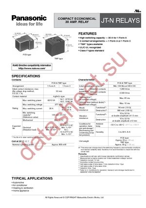 JTN1AS-PA-F-DC5V datasheet  